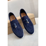 Loro Piana, Women's Loafer, Navy
