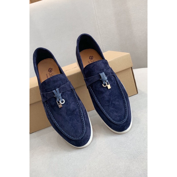 Loro Piana, Women's Loafer, Navy