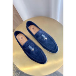 Loro Piana, Women's Loafer, Navy
