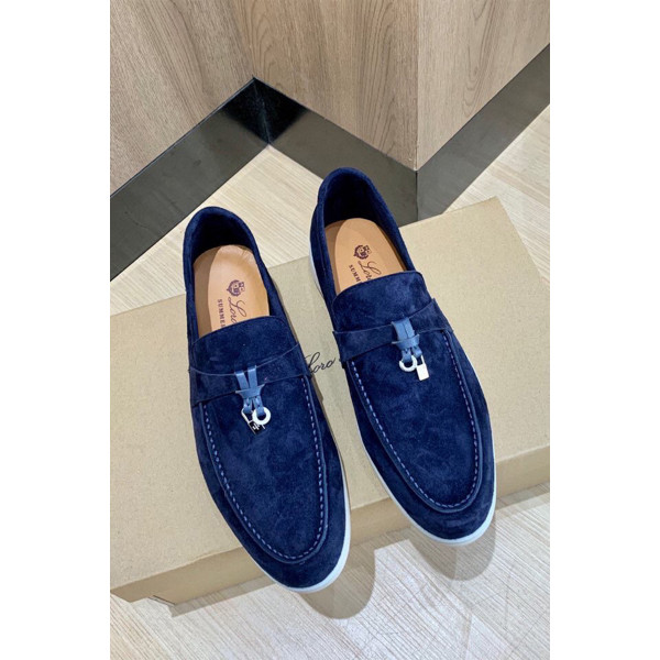 Loro Piana, Women's Loafer, Navy