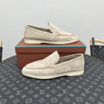 Loro Piana, Men's Loafer, Beige, Size 44