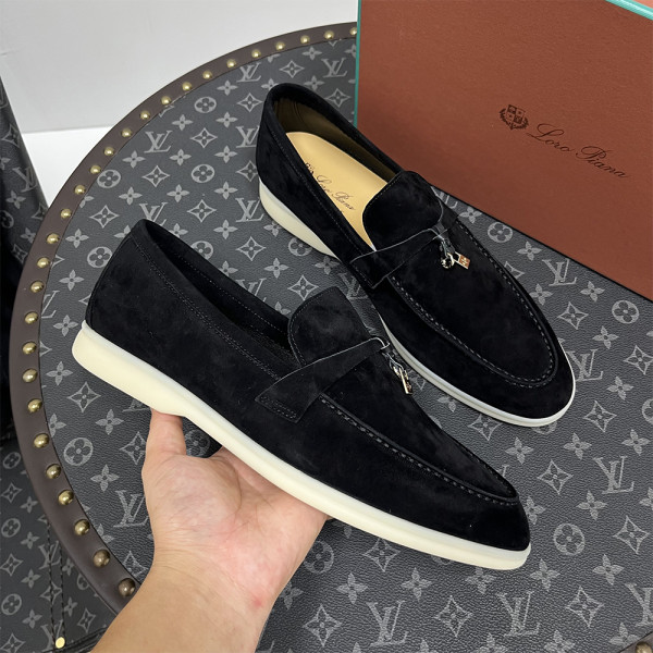 Loro Piana, Men's Loafer, Black
