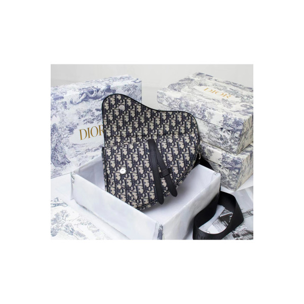 Christian Dior, Saddle, Unisex Bag, Black