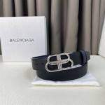 Balenciaga, Unisex Belt, Black