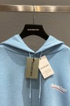 Balenciaga, Men's Hoodie, Blue