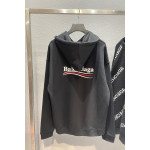 Balenciaga, Men's Hoodie, Black