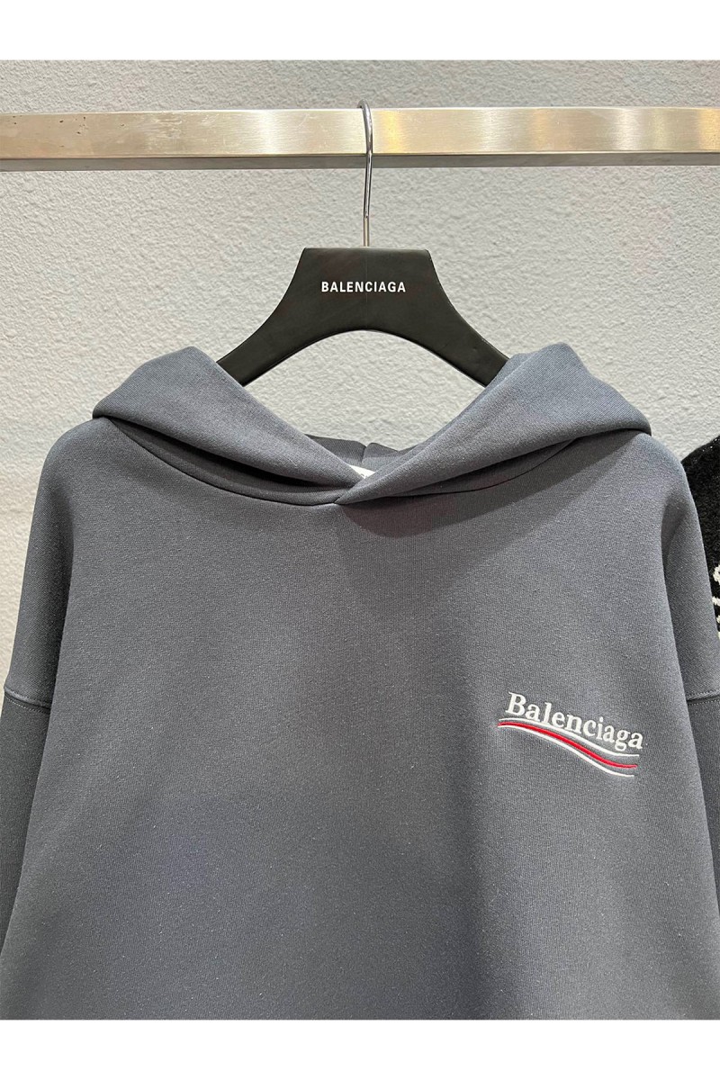 Balenciaga, Men's Hoodie, Black