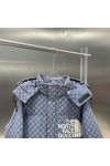 Gucci xThe North Face, Men's Jacket, Blue