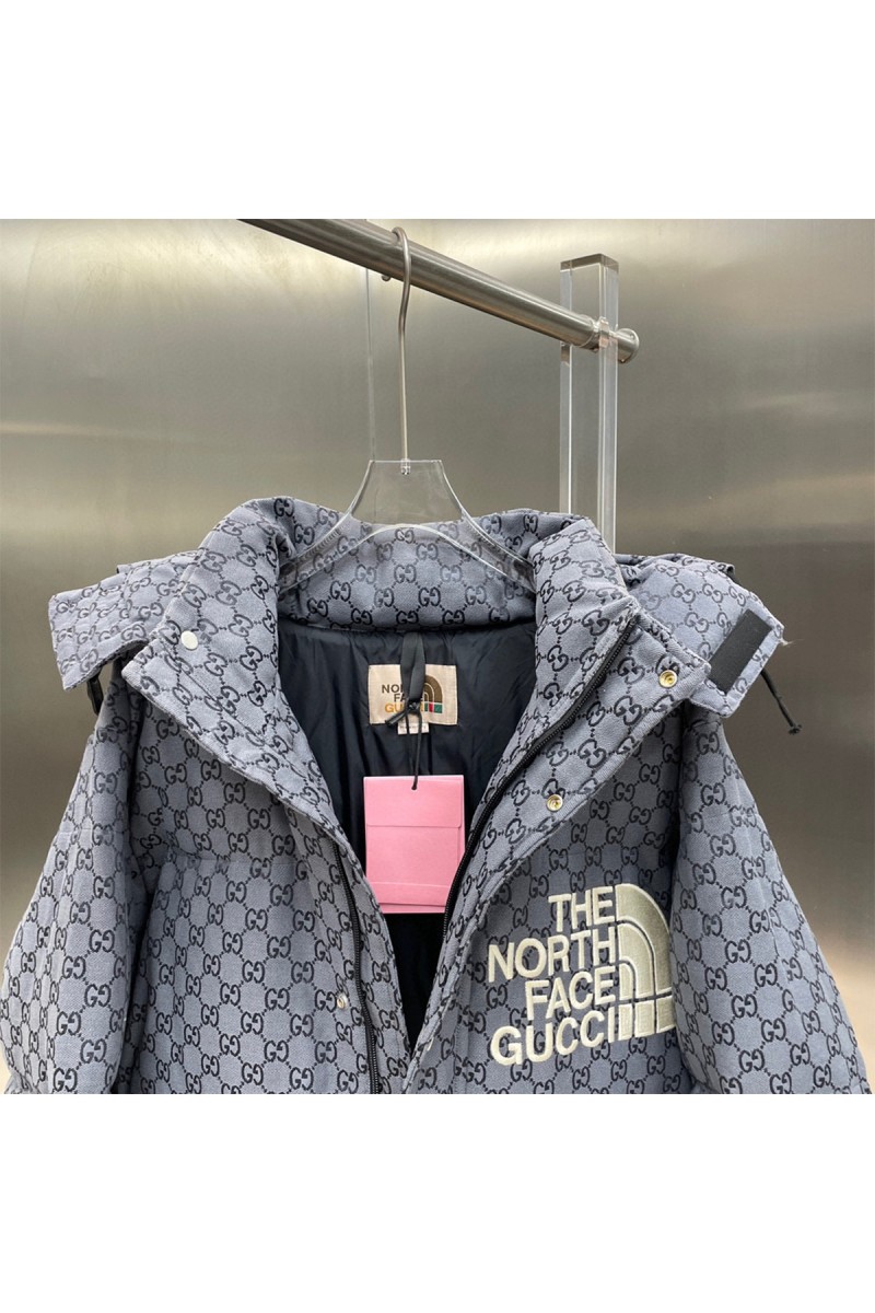 Gucci xThe North Face, Men's Jacket, Blue