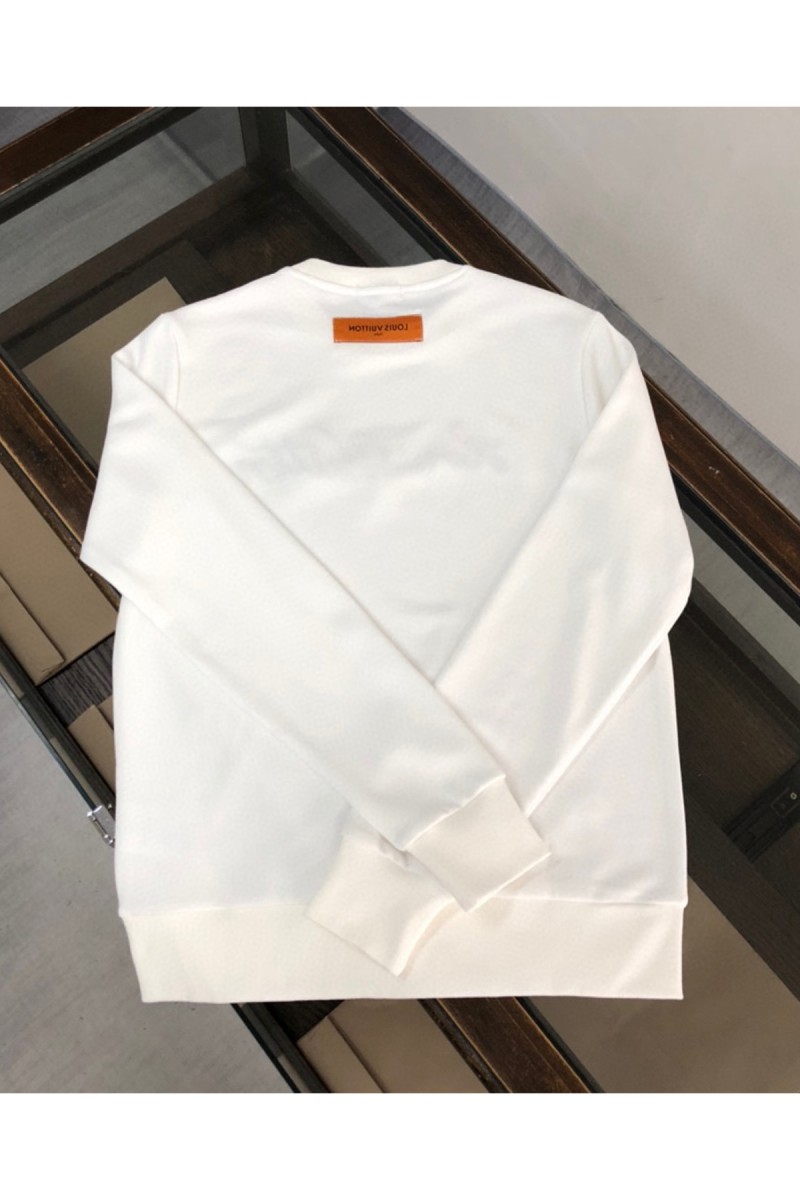 Louis Vuitton, Men's Pullover, White