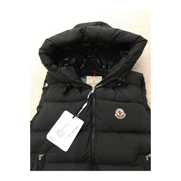 Moncler, Men's Vest, Black