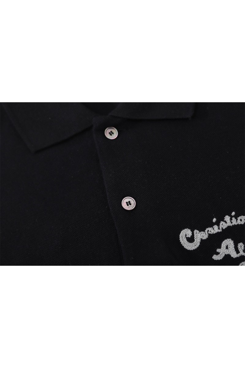 Christian Dior, Men's Polo, Black