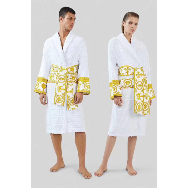 Versace, Unisex Bathrobe, White
