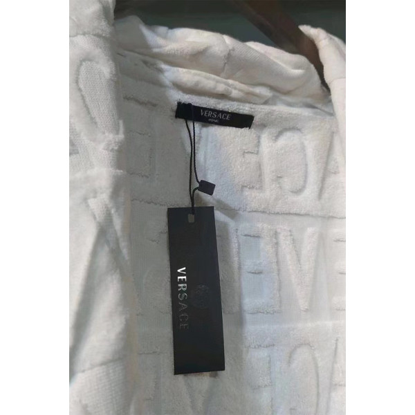 Versace, Unisex Bathrobe, White