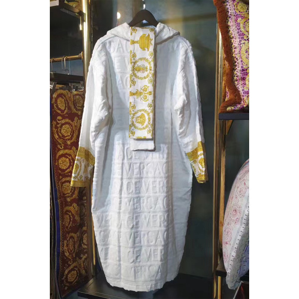 Versace, Unisex Bathrobe, White