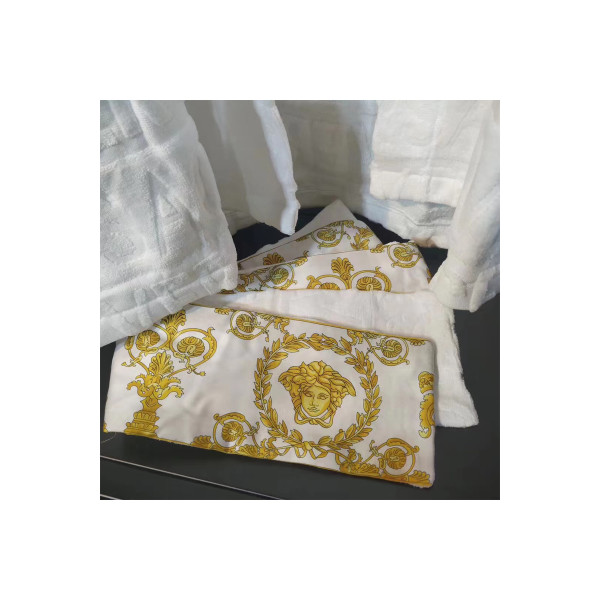 Versace, Unisex Bathrobe, White
