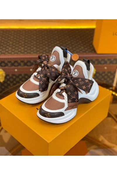 Louis Vuitton, Arclight, Women's Sneaker, Brown