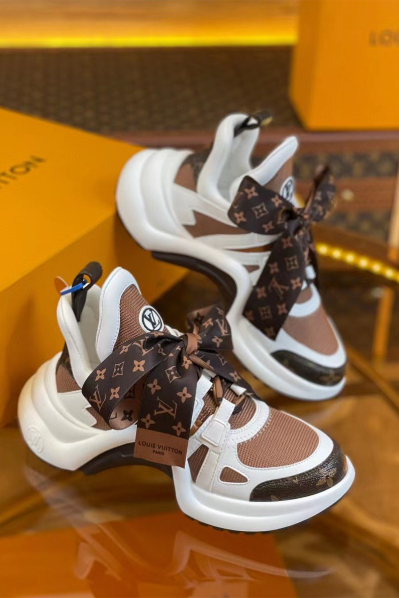 Louis Vuitton, Arclight, Women's Sneaker, Brown