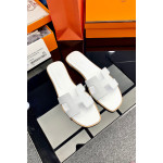 Hermes, Women's Slipper, White