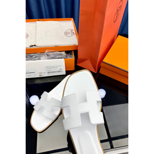 Hermes, Women's Slipper, White