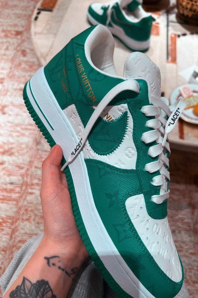 Louis Vuitton x Nike, Men's Sneaker, Green