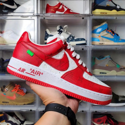 Louis Vuitton x Nike, Heren Sneakers, Rood