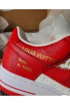 Louis Vuitton x Nike, Men's Sneaker, Red