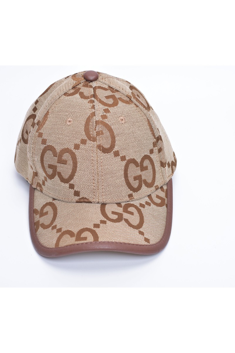 Gucci, Unisex Hat, Big Logo, Brown