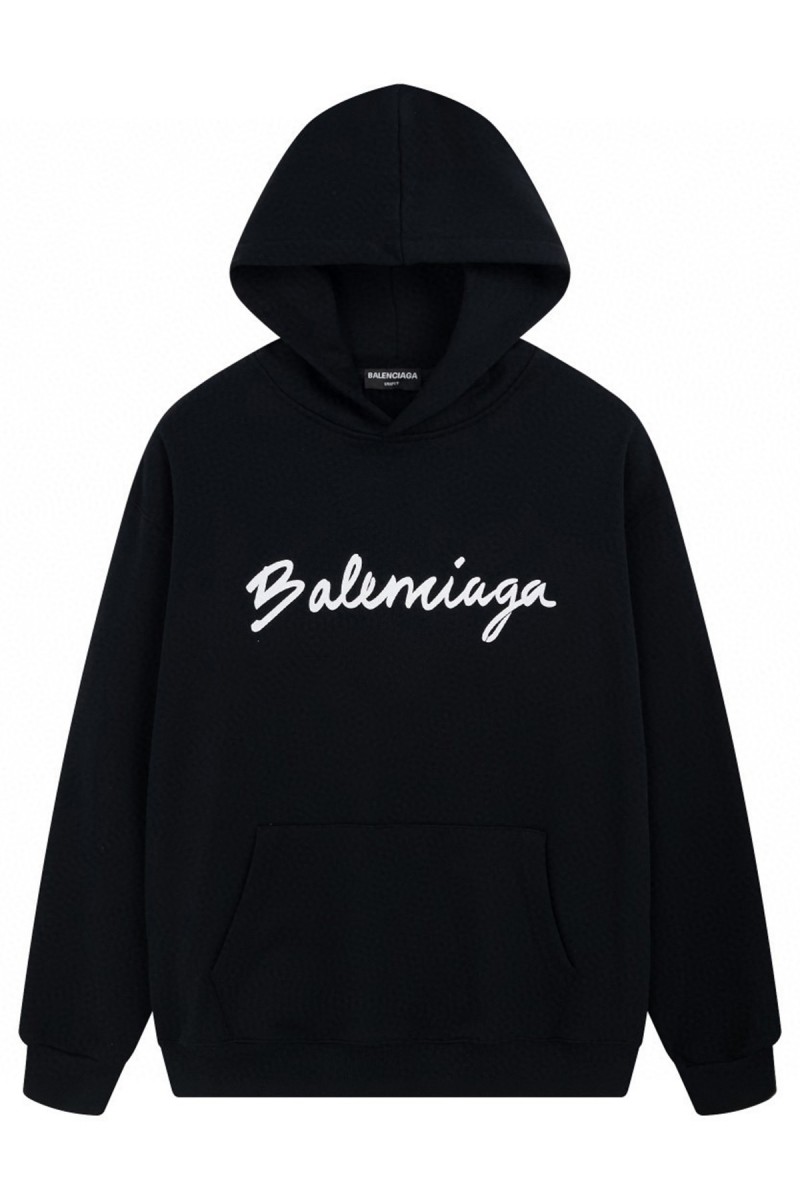 Balenciaga, Men's Hoodie, Black