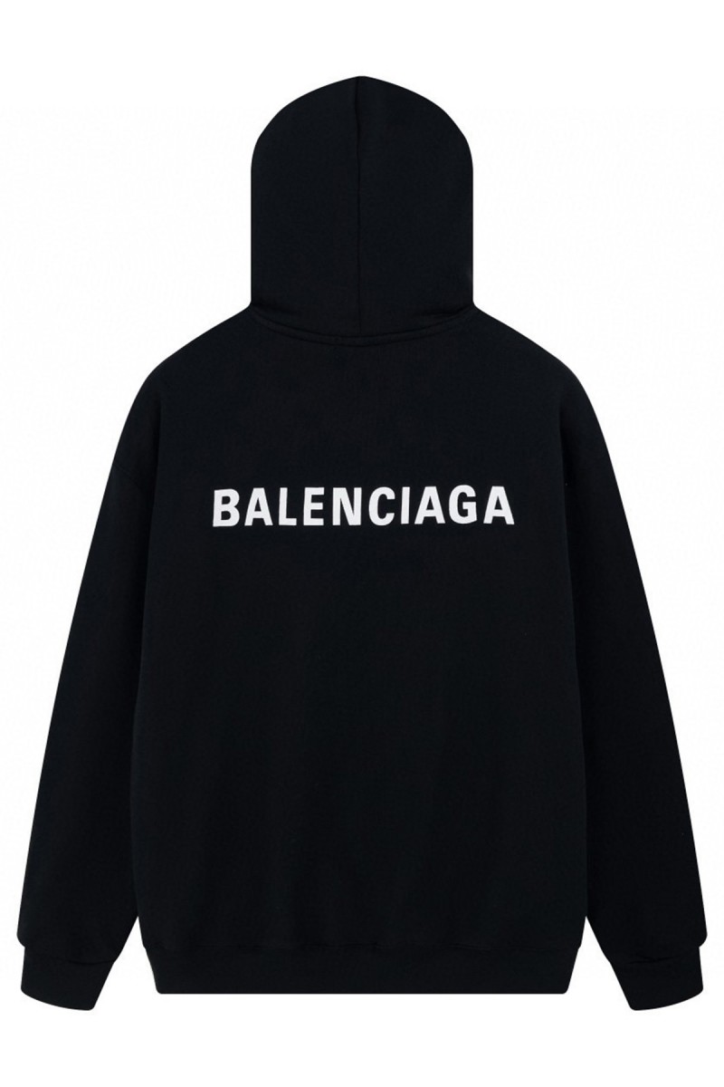 Balenciaga, Men's Hoodie, Black