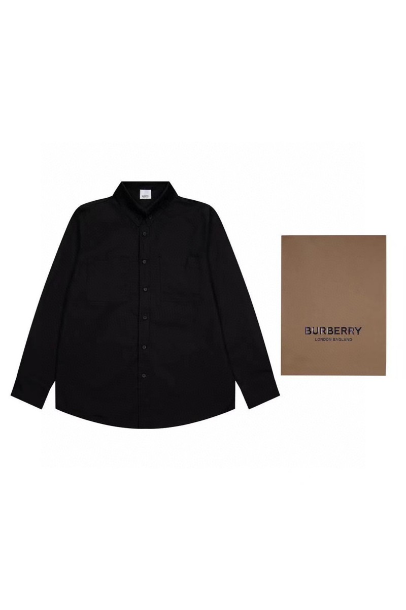 Burberry, Men's Shirt, Black