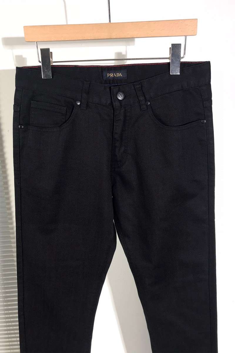 Prada, Men's Jeans, Black