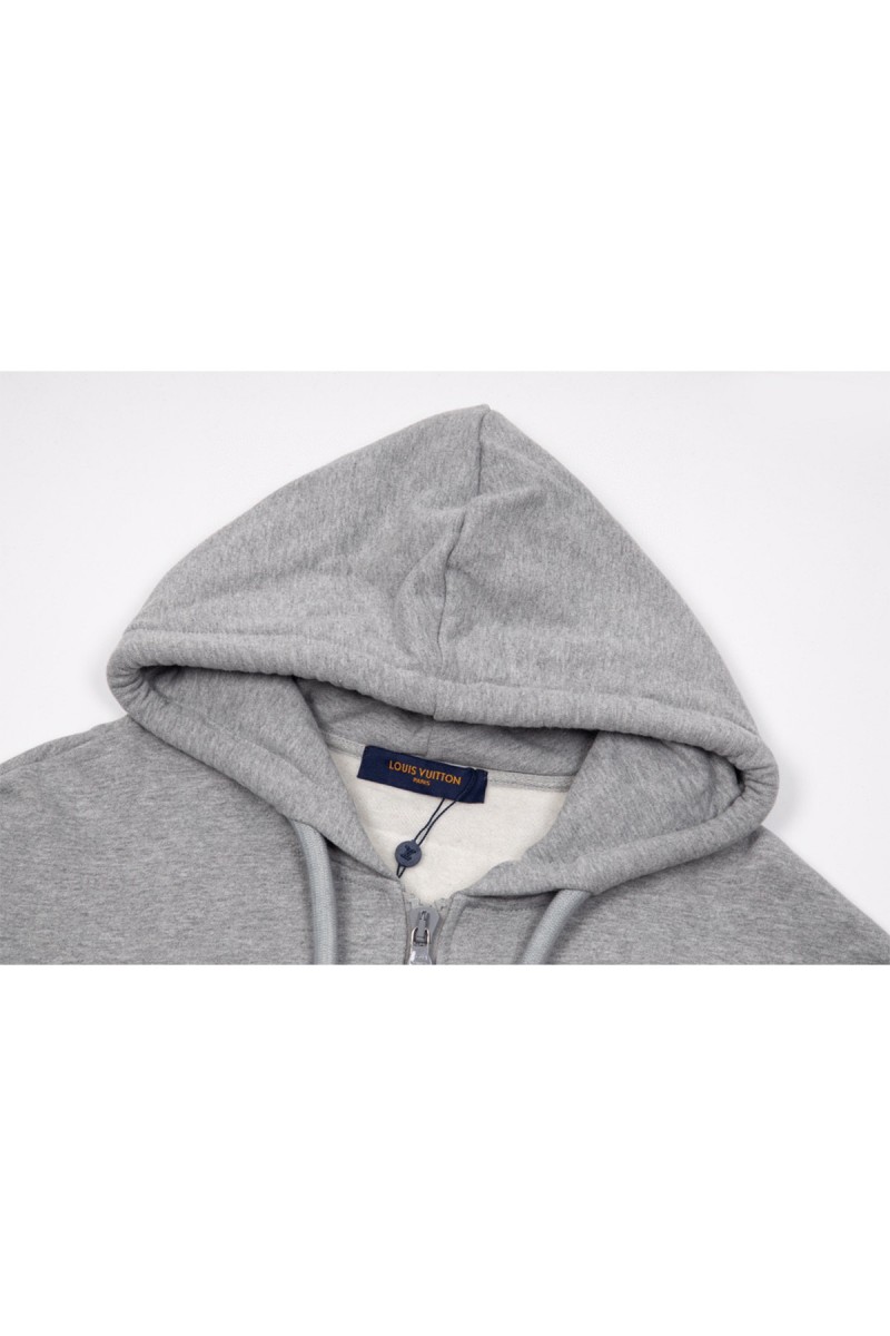 Louis Vuitton, Men's Hoodie, Grey