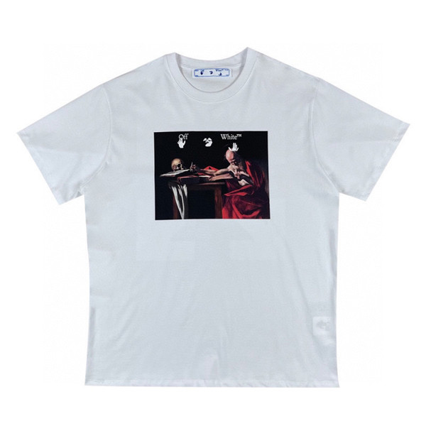 Off White, Men's T-Shirt, White