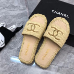 Chanel, Women's Slipper, Beige