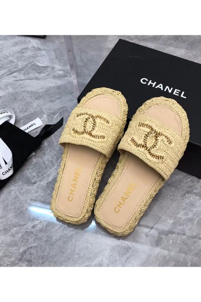 Chanel, Women's Slipper, Beige
