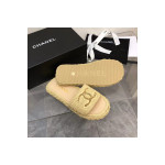 Chanel, Women's Slipper, Beige