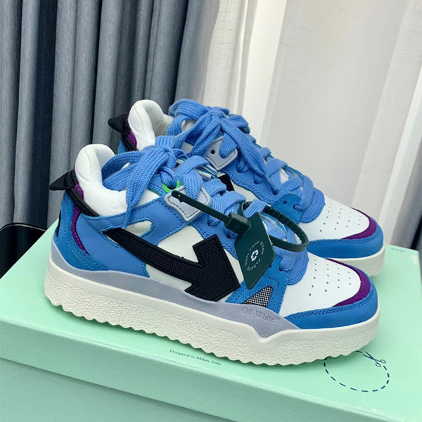 Off White, Men's Sneaker, Blue