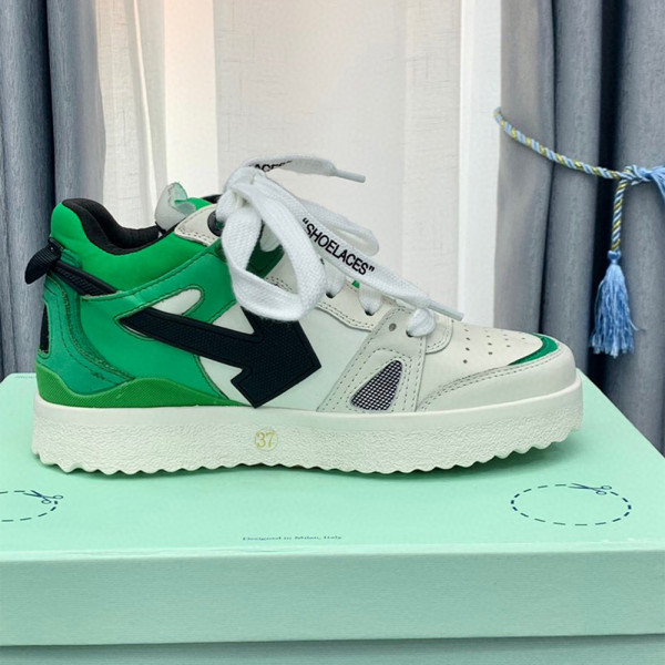 Off White, Men's Sneaker, Green