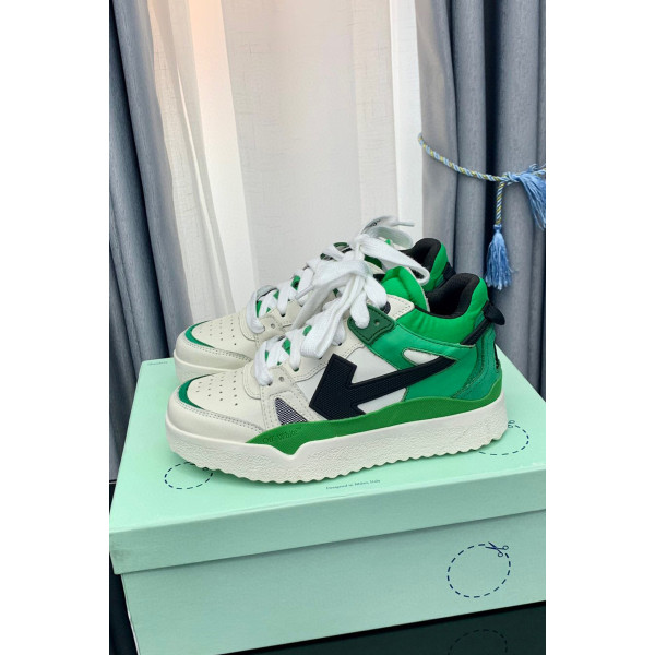 Off White, Men's Sneaker, Green