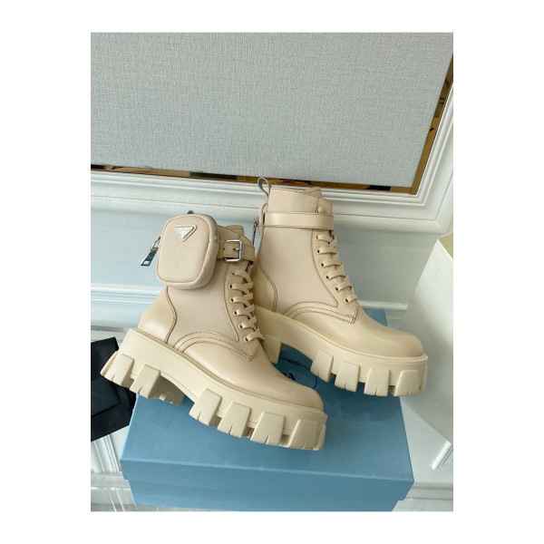 Prada, Women's Boot, Beige